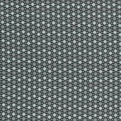 Baumwollstoff Ornamente dunkelgrau-türkis 155 cm breit 