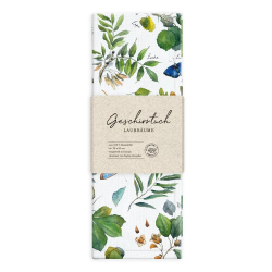 Baumwoll-Geschirrtuch "Laubbäume" ca. 70x50cm 