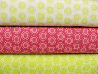 0,1 m Baumwoll-Druckstoff  "Oval Elements"  115 cm br. 