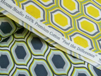 0,1 m Druckstoff  "Stencil Retro" ca. 114 cm br.  Art Gallery 