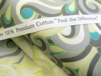 0,1 m Druckstoff  "Swirls" ca. 114 cm br.  Art Gallery 