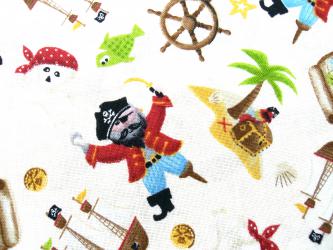 0,5 m Druckstoff "Piraten" ca. 115 br. 