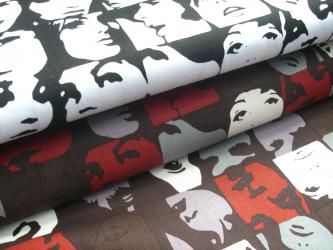 0,1 m Baumwoll-Druckstoff  "The In-Crowd"  115 cm br. 