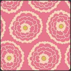 0,1 m Druckstoff  "Carnaby Street" ca. 114 cm br. Blume 