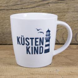 Großer Porzellanbecher "Küstenkind" 