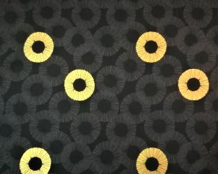 0,1 m Druckstoff  "Shine Objects - Kreis"  ca. 112 cm br. 