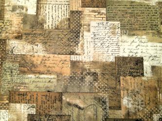 0,1 m Baumwoll-Druckstoff "Boho Chick - Collage" 110 cm br. 