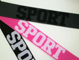 1 m Gummibund "SPORT" 32 mm br. 