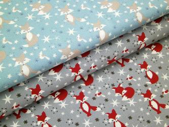 0,1 m Druckstoff "Kitzbühel NEU  Fuchs "150 cm br. 