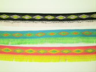 1 m Fransenborte "Yucatan"  15 mm br. 
