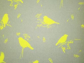 0,1 m Baumwollstoff "Vogelzeit"155 cm breit 