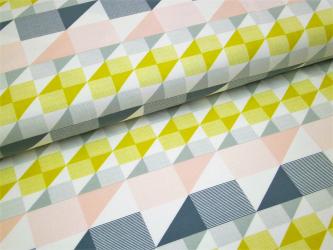 0,1 m Feiner Single-Jersey  "Heartland Karo" 150 cm br. 