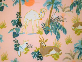 0,1 m Druckstoff  "Moroccan Sunrise - Wüste" ca. 110 cm br. 