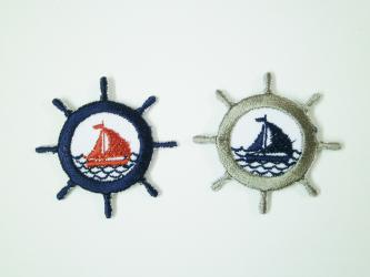 Applikation "Steuerrad" ca. 38 mm Durchmesser 