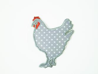 Applikation "Huhn" 40x30 mm 