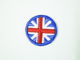 Applikation "Union Jack" 20 mm Durchmesser 