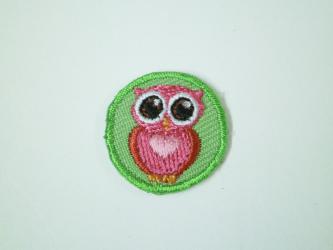 Applikation "Kleine Eule" 20 mm Durchmesser 