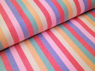 0,1 m Baumwoll-Webstoff "Indian Summer"  Streifen ca. 150 cm br. Westfalen 