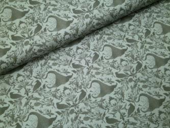 0,1 m Baumwoll-Druckstoff  "Hocus Pocus - Zauberhut und Rabe"  110 cm br. 