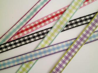 1 m Webband "Vichy-Karo" 10 mm br. 