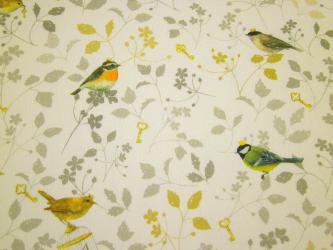 0,1 m Baumwollstoff "Vogelprinzen" 145 cm breit 