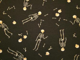 0,1 m Feiner Single-Jersey  "Sweet 'n Spookier - Mr. No Body" 150 cm br. 