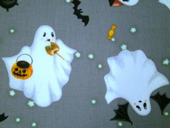 0,1 m Baumwolldruck "Paranormal Parade - Gute Geister" 110 cm br. 