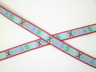 1 m Webband "X-Mas" 10 mm br. 