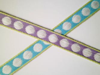 1 m Webband "Polka-Dots" 10 mm br. 