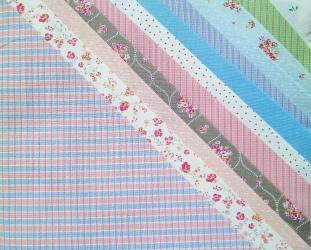 Stoffpaket "Organic Cotton kbA" 12tlg. 48x48 cm Bio- Baumwollstoffe  Westfalen 