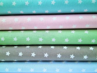 0,1 m Druckstoff  "Sterne" 140 br. 