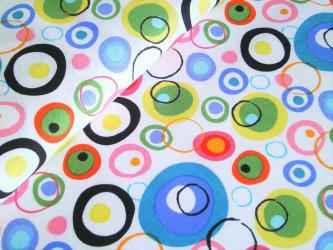 0,1 m Baumwoll Druckstoff  "Retro Dot" 110 cm br. 