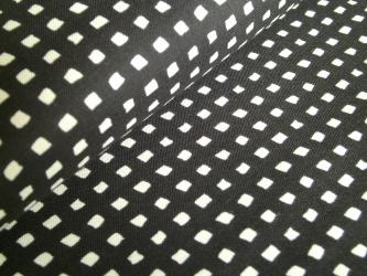 0,1 m Baumwoll-Druckstoff "Black and white"  110 cm Karo 