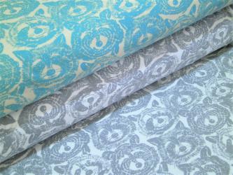 0,1 m Feiner Single-Jersey  "Waschbär" 150 cm br. 