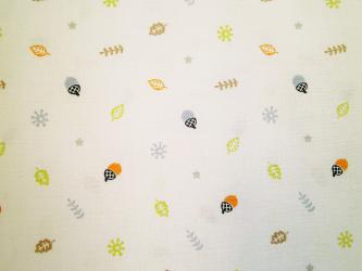 0,1 m Druckstoff  "Furry Friends S"  ca. 114 cm br. Elch Hase Eichhörnchen Wald Bär Dachs 