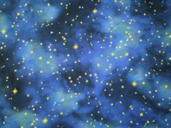 0,1 m Baumwoll-Druckstoff  "Celestine - Sternenhimmel" 110 cm br. 