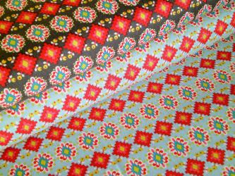 0,1 m Druckstoff  "Riding Hood" Kachel ca. 114 cm br. 