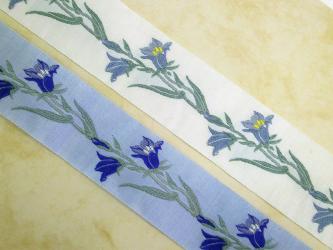 1 m Webband "Enzian" 34 mm br. 