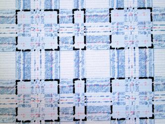 0,1 m Feiner Single-Jersey  "Type Plaid" 150 cm br. 