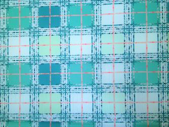 0,1 m Druckstoff  "Plaid Fresh" ca. 114 cm br. 