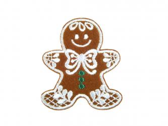 Applikation "Lebkuchenmann" ca.48x40 mm 