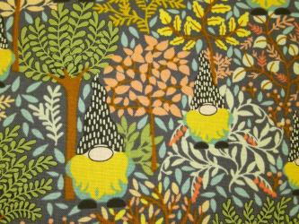 0,1 m Baumwoll-Druckstoff  "Mythen und Träume - Waldgeister ca. 112 cm br. 