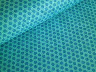 0,5 m Druckstoff  "Seaside" Punkte ca. 114 cm br. 