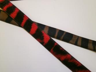 1 m Webpelz-Band "Zebra" 15 mm Satin 