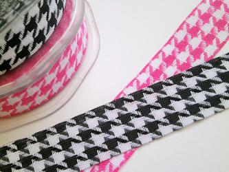 1 m Webband "Hahnentritt" 25 mm br. 