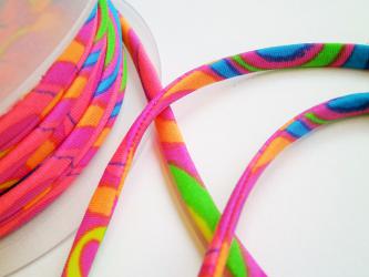 1 m elastischer bedruckter Jerseyschlauch 5 mm 