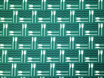 0,1 m Druckstoff "Pasta Love - Late Night Lasagna" 110 cm br. 