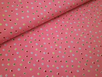 0,1 m Baumwoll Druckstoff  "Wales Punkte"  150 cm br. 