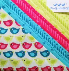 Stoffpaket "Junge Linie kbA" 12tlg. 48x48 cm Bio- Baumwollstoffe  Westfalen 