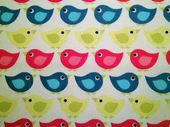 0,1 m Bio-Baumwolldruckstoff  "Vögel-Junge Linie kbA" ca.150 cm br. Westfalen 